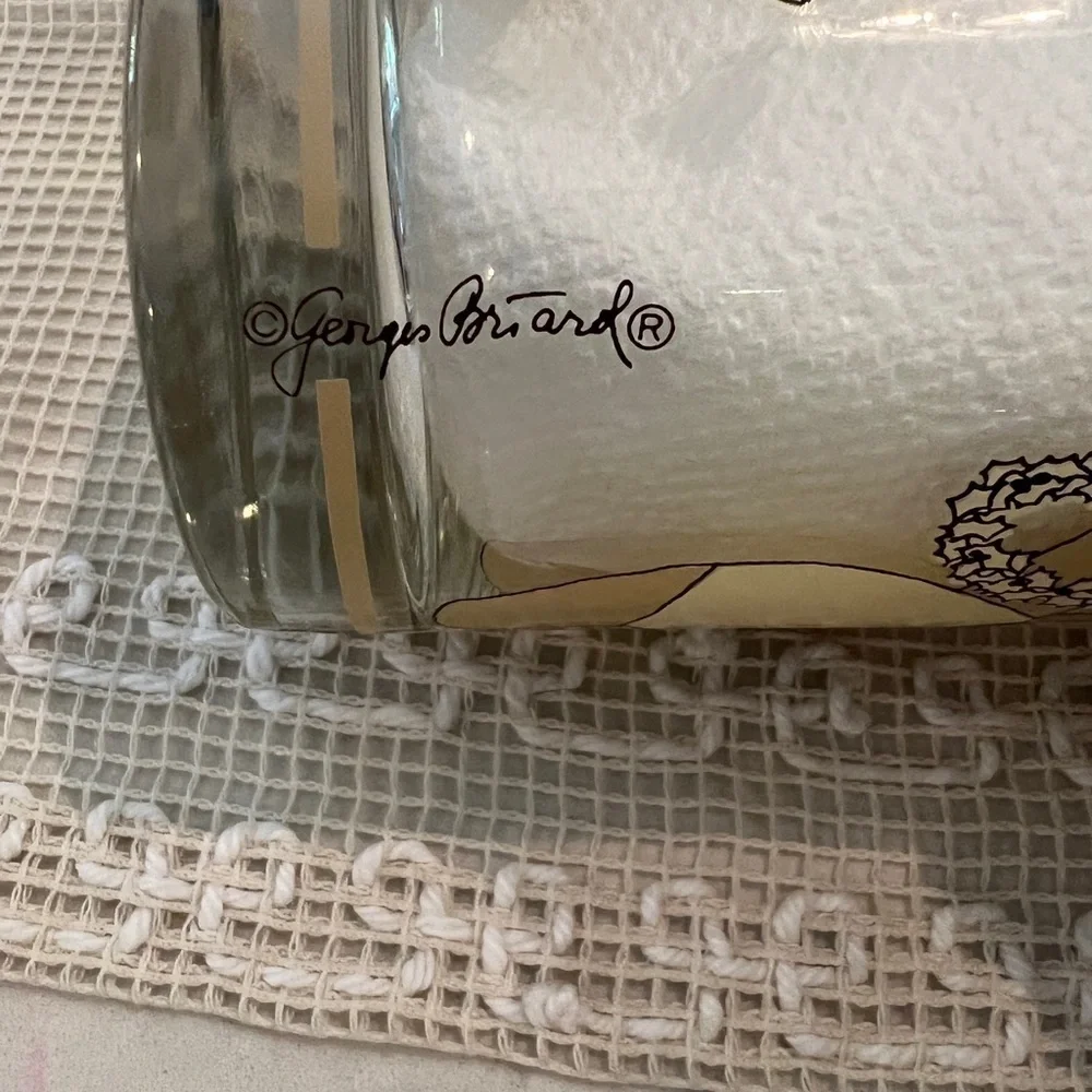 MCM VTG George Briard Barware Lowball Drinking glass Set of 4